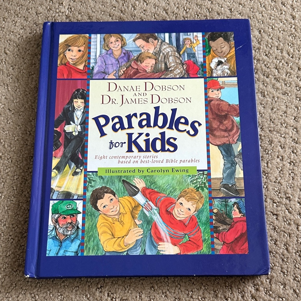 Parables for Kids Book - Blue Cover